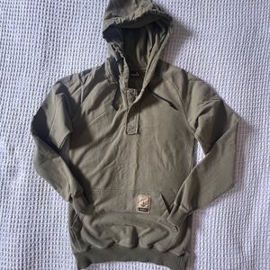 Flag Nor Fail Olive Hooded Sweater